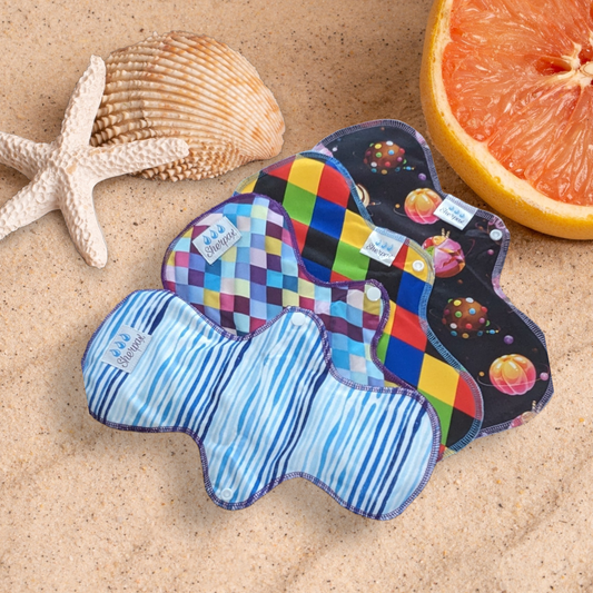 13 Inch (Large) Heavy Flow Cloth Menstrual Pads