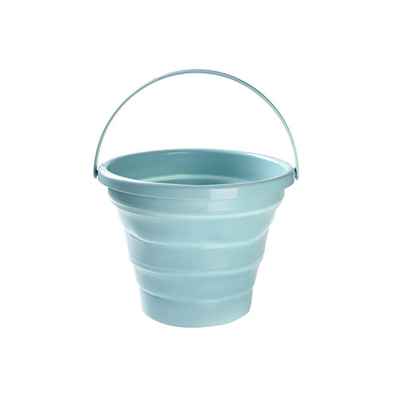 Portable folding laundry bucket