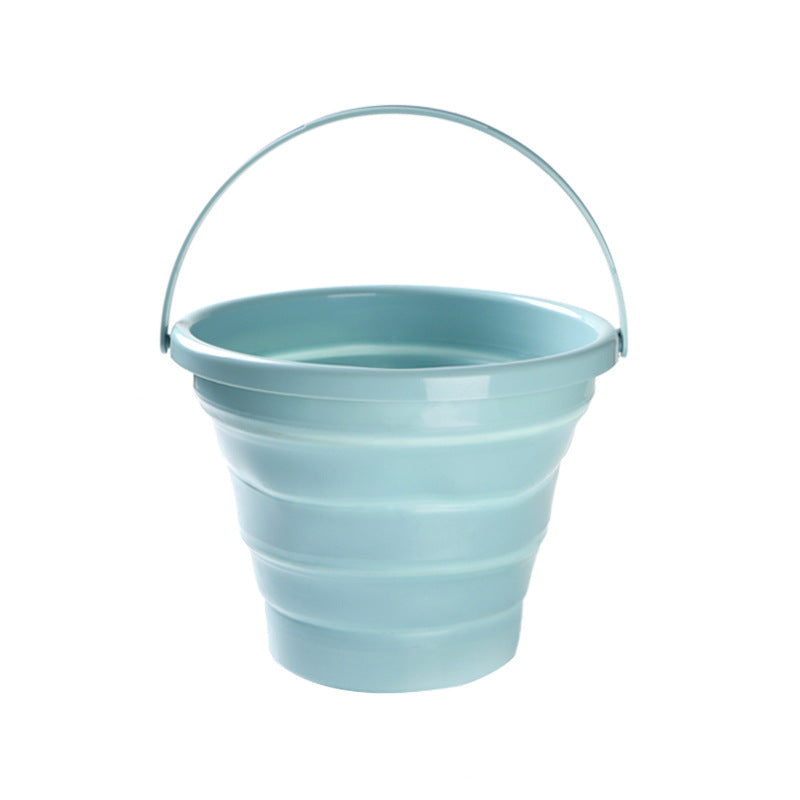 Portable folding laundry bucket