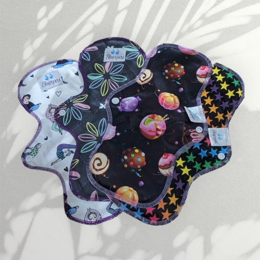 12 inch moderate flow Cloth Menstrual Pad